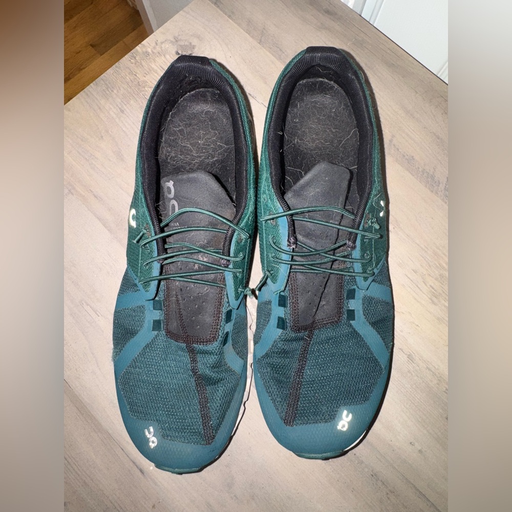 On Cloud 6 Men's Teal Athletic Running Shoes - Picture 5 of 7